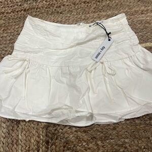 Women's White Skirt by Look & Rep